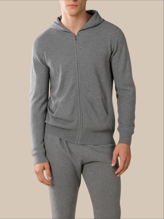 Noreli Signature Set Grey | Hooded Knit Set