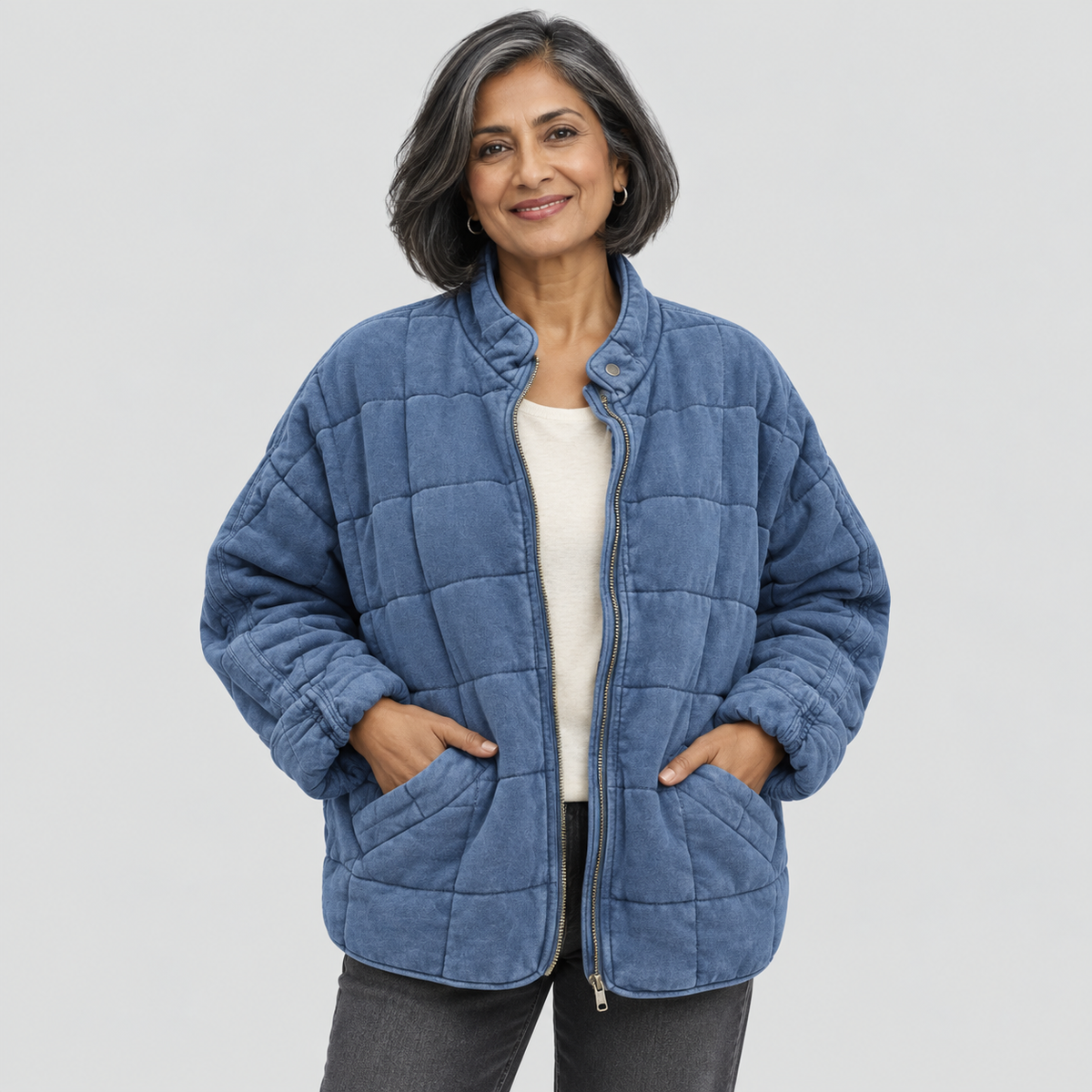 Abrigo oversize con forro
