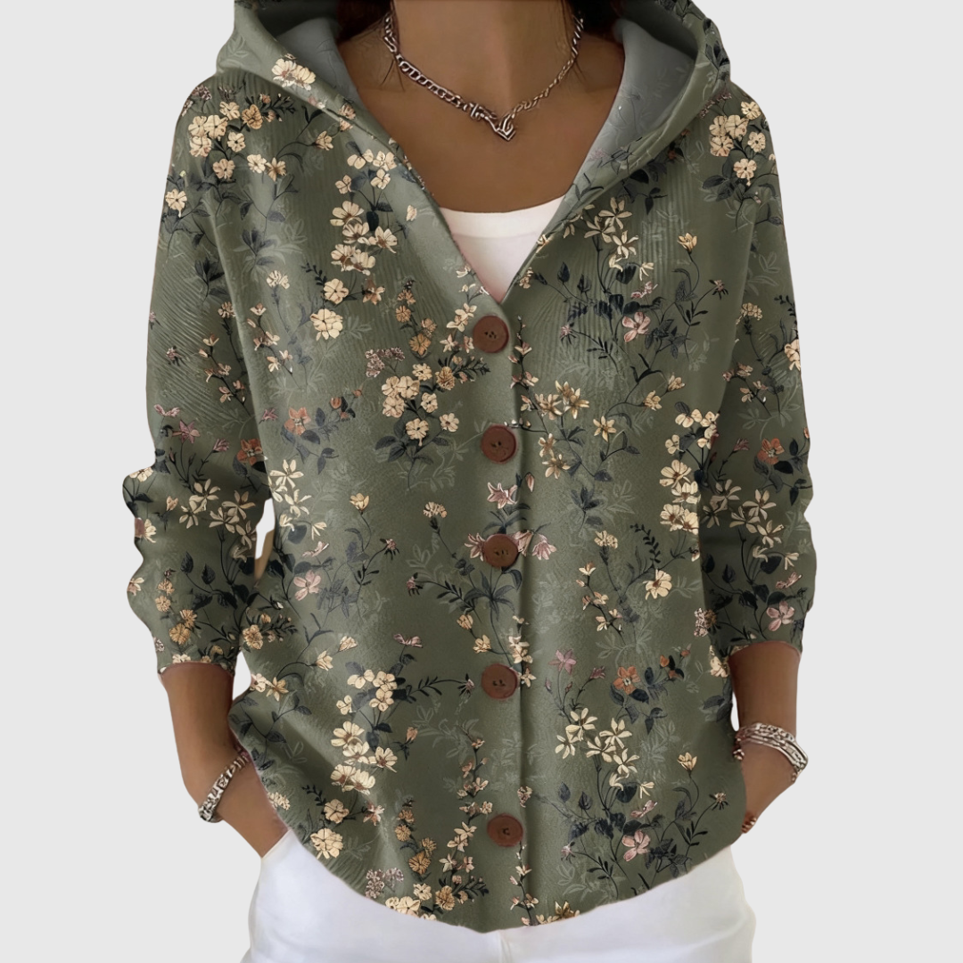 Chaqueta de punto con capucha