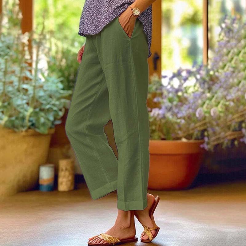 Pantalón clásico de corte relajado