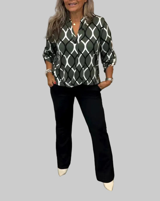 Blusa con diseño gráfico