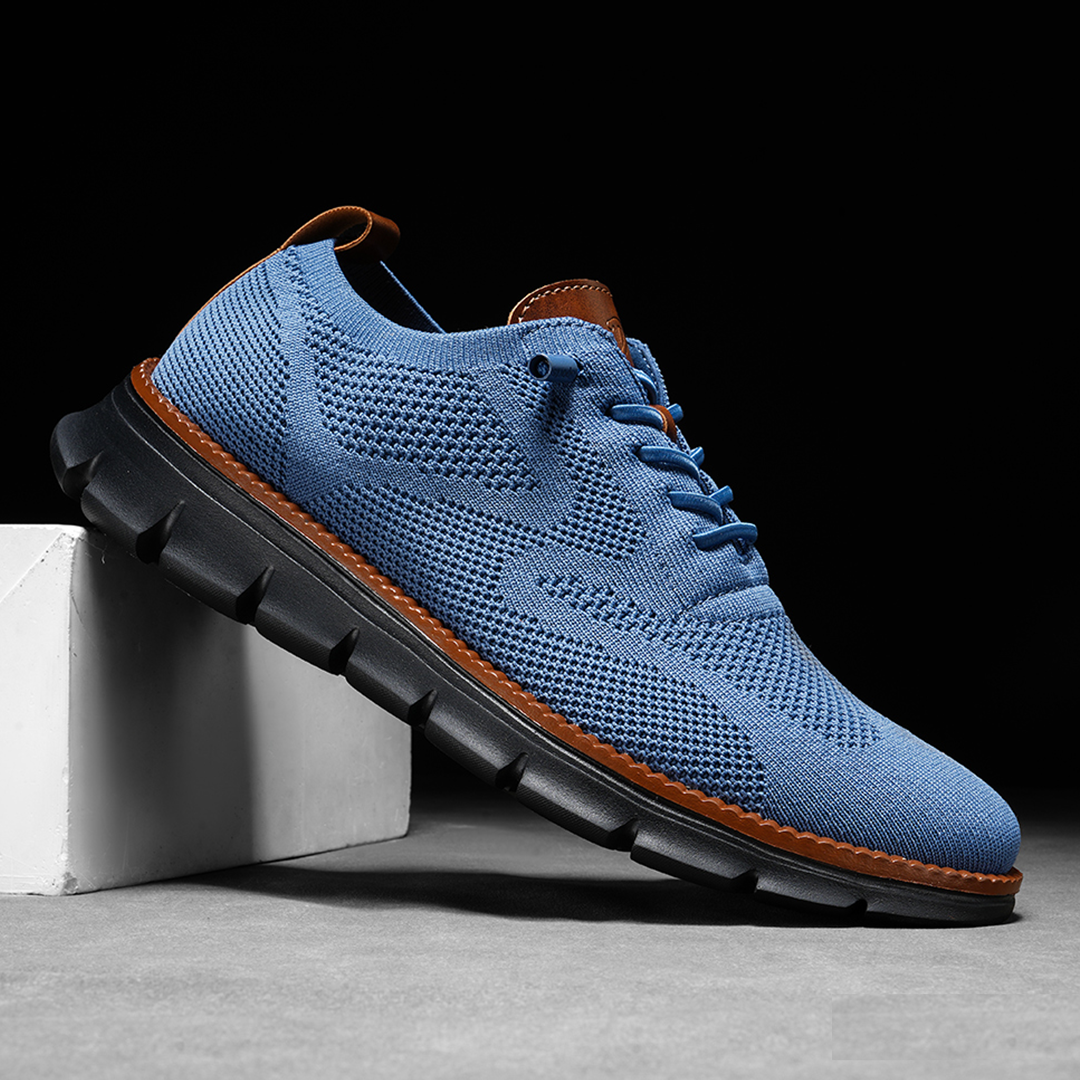 Ultracomfort Breathable Shoes Blue & Black | Lightweight Walking Shoes