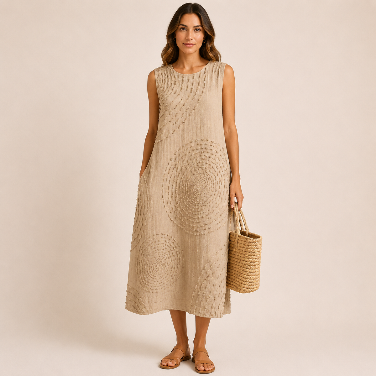 Vestido casual con estampado