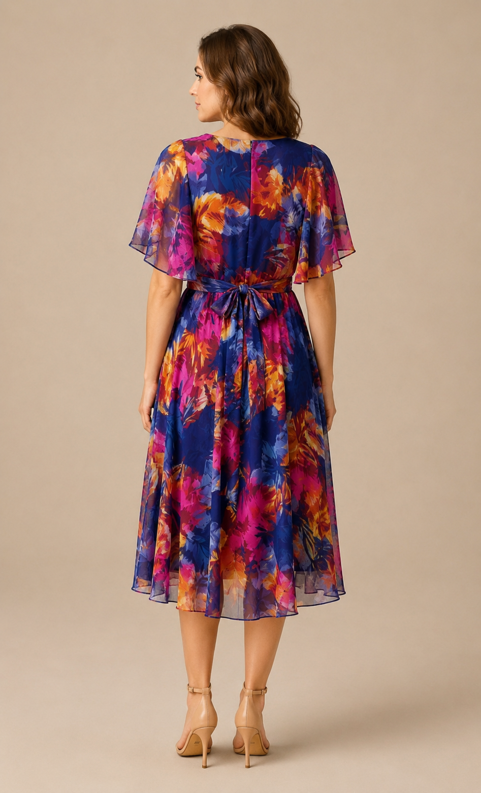 Vestido midi entallado