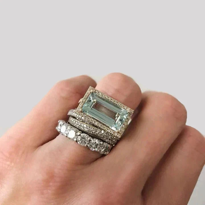Anillo vintage de turquesa