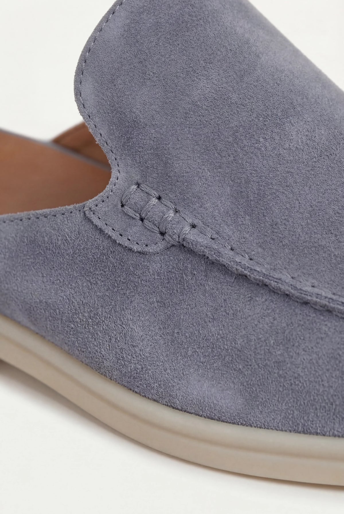 Suede Yacht Loafer Blue | Slip-On Boat Loafer
