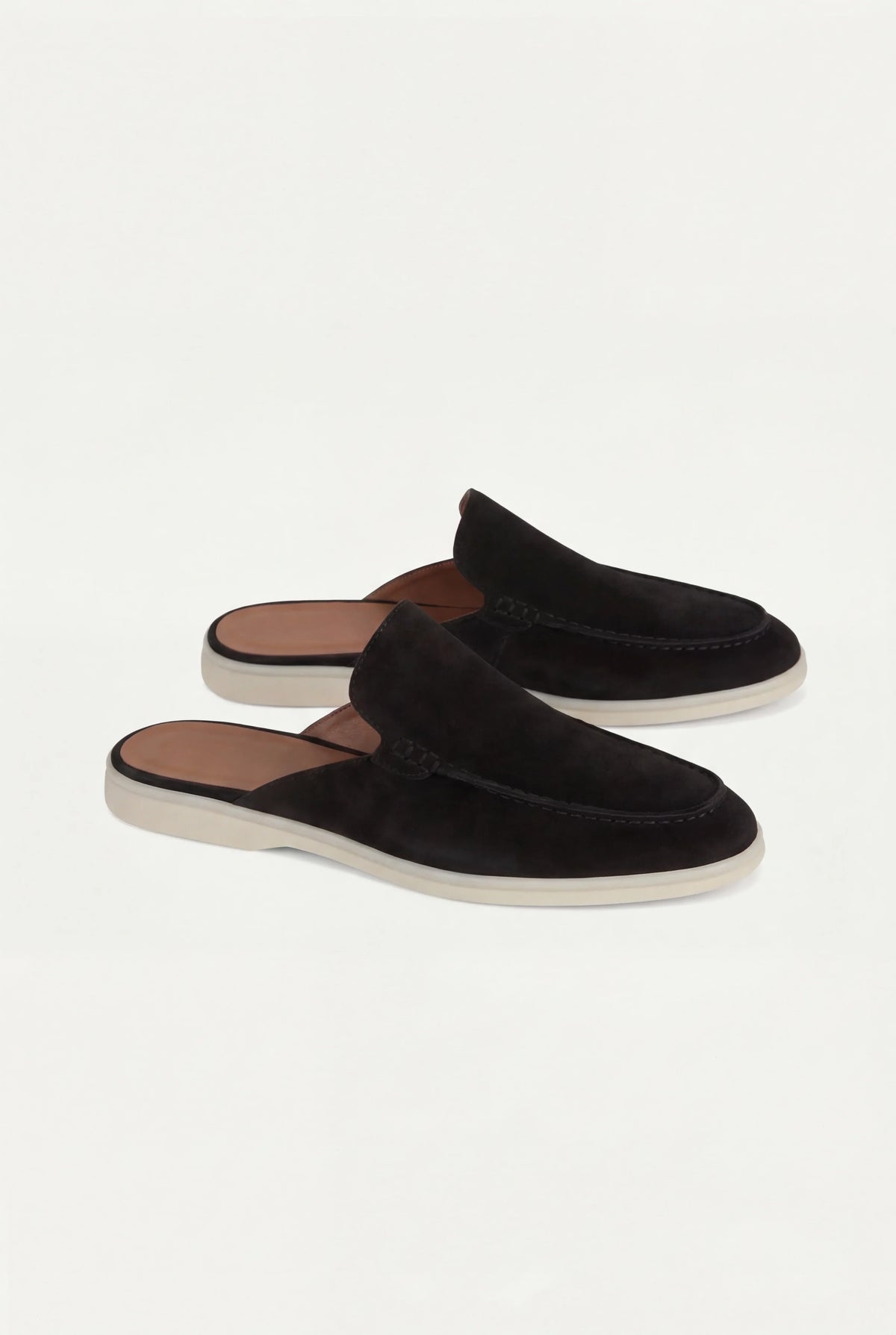 Suede Yacht Loafer Black | Slip-On Boat Loafer
