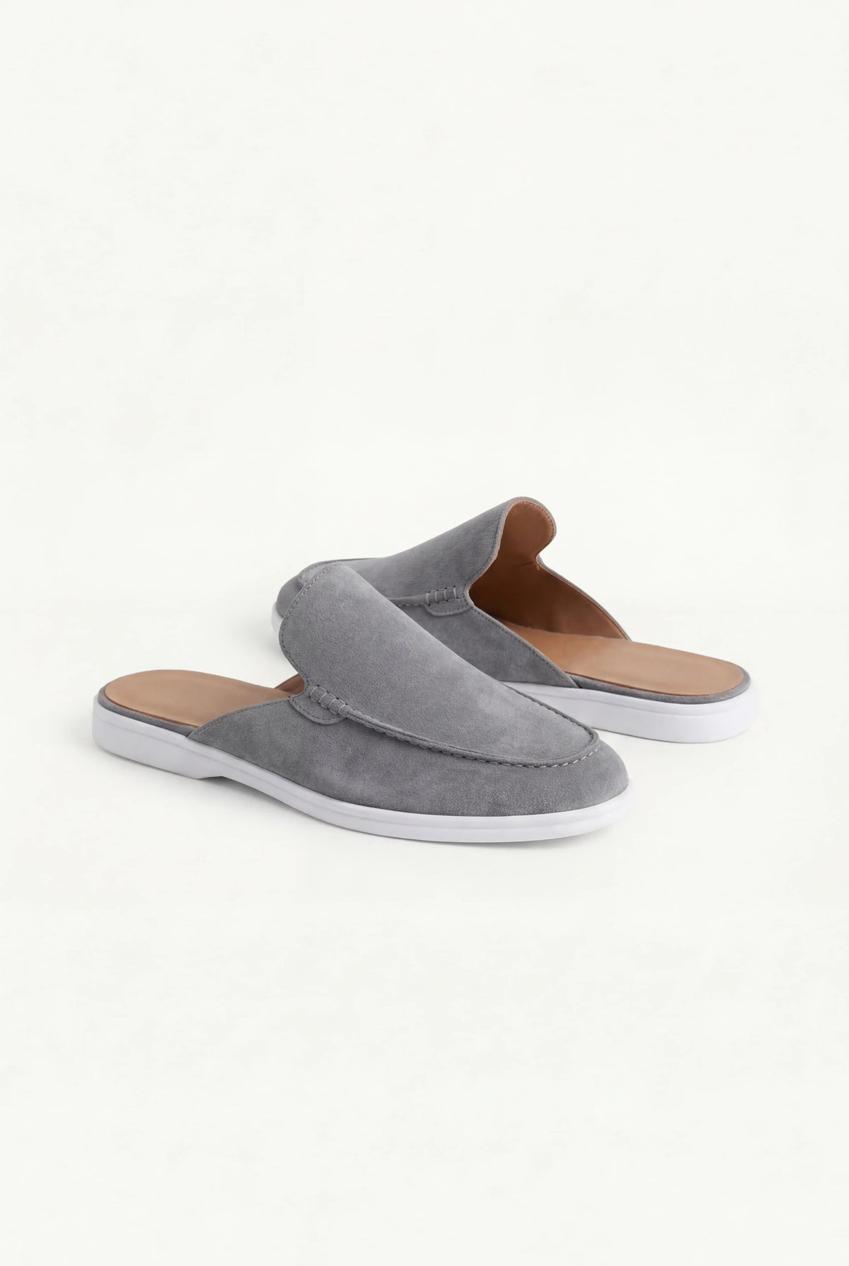 Suede Yacht Loafer Grey | Slip-On Boat Loafer