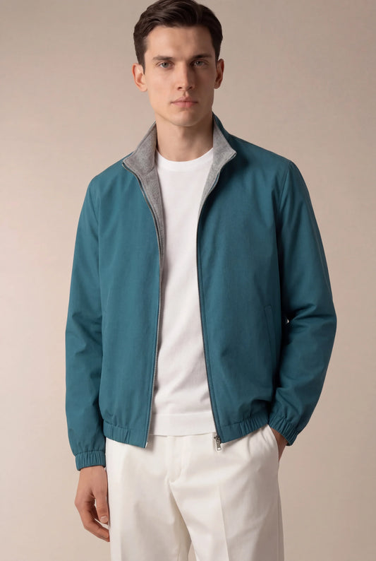 Tech Reversible Jacket Teal | Technical Jacket