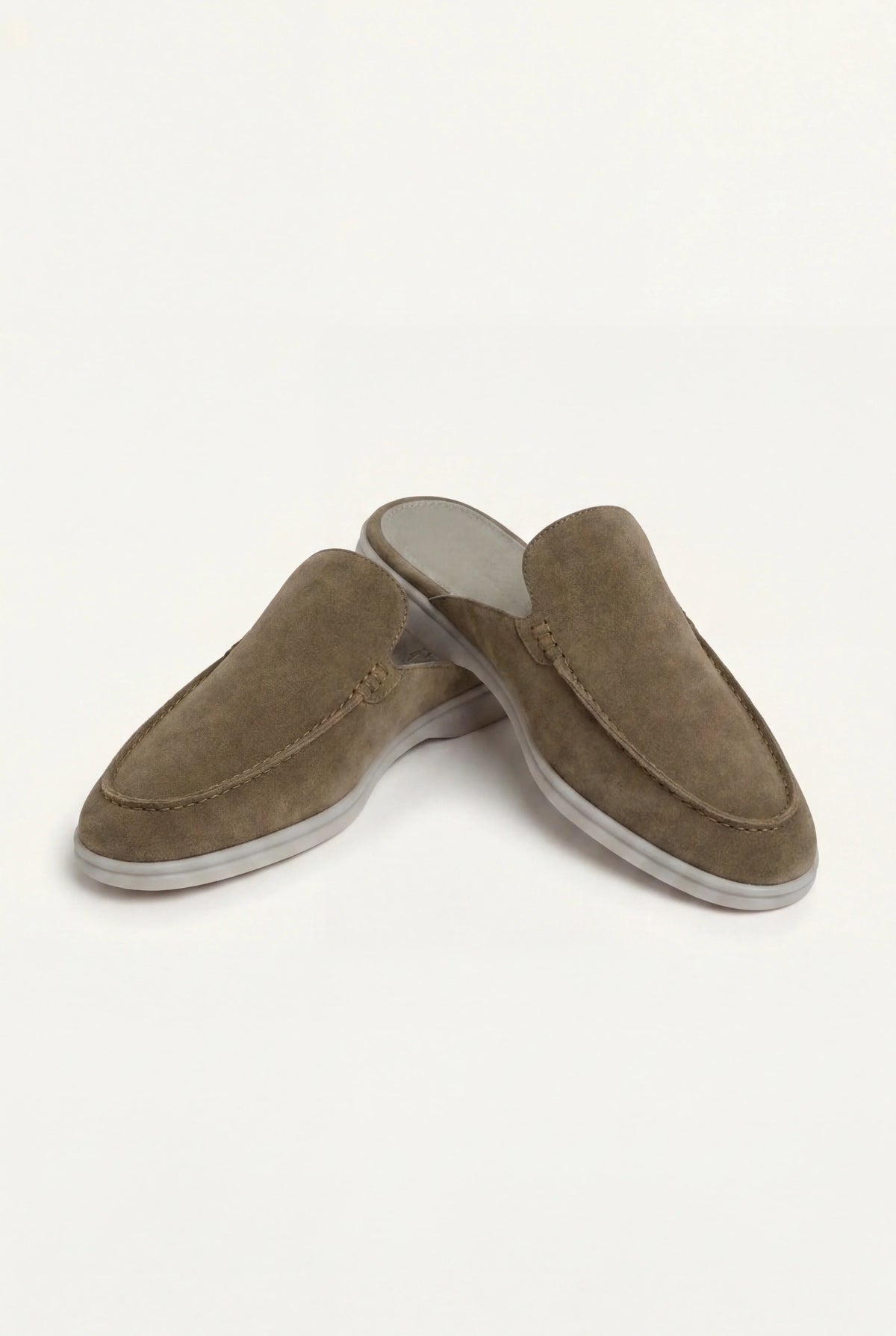 Suede Yacht Loafer Olive | Slip-On Boat Loafer