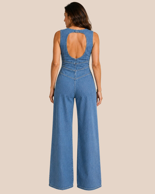 Mono elegante de mezclilla