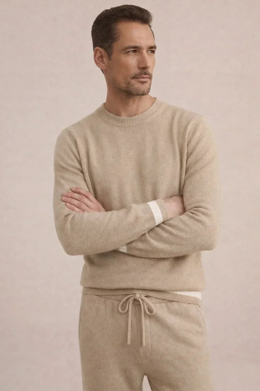 Nilo Signature Set Sand | Two-Piece Knit Set
