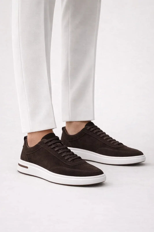 Giorgio Sneaker Brown | Suede Low-Top Sneaker