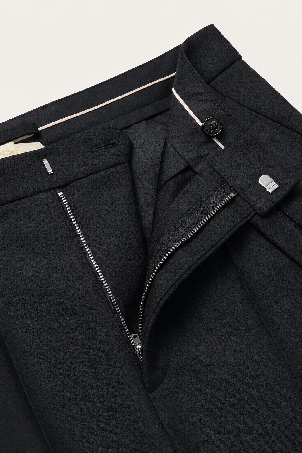 Luca Trousers Black | Elegant Tailored Trousers