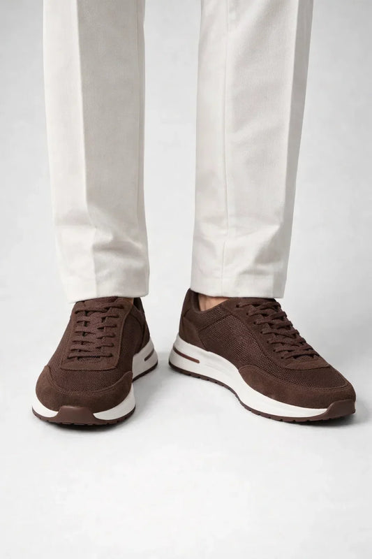Giuliano City Sneaker Brown | Suede City Sneaker