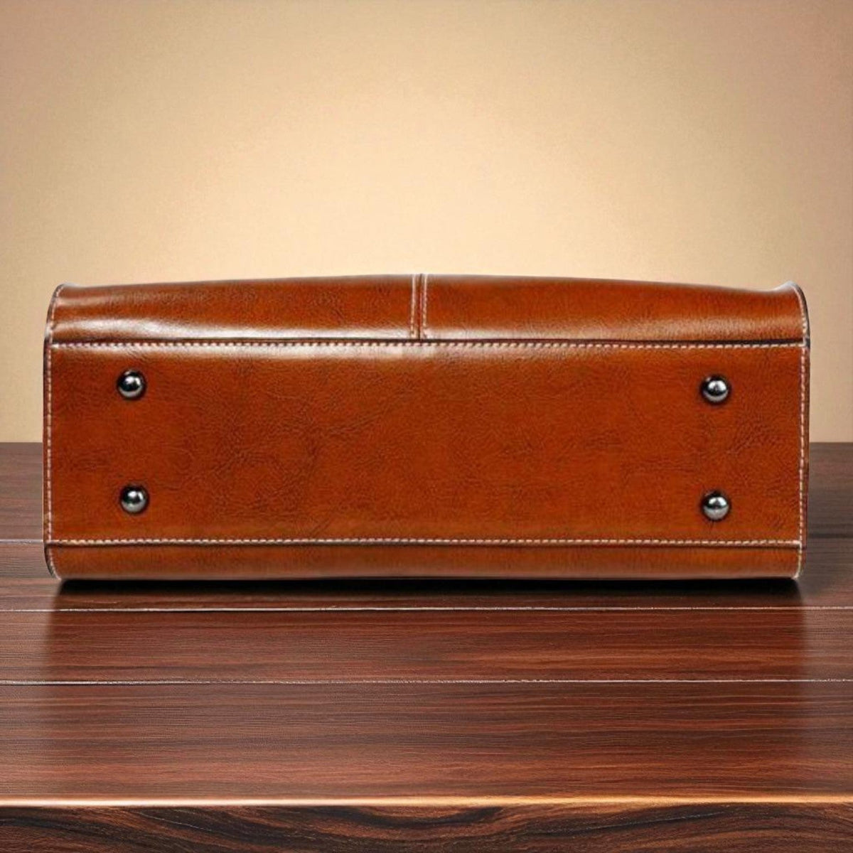 Bolsa tote de piel clásica