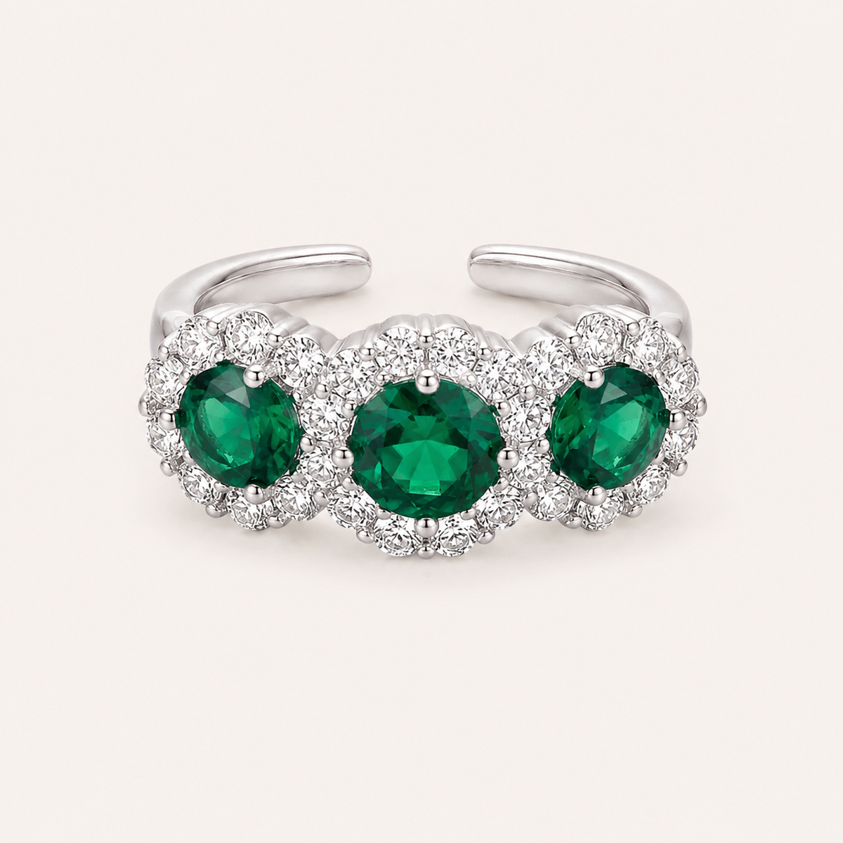 Anillo trilogía de piedras