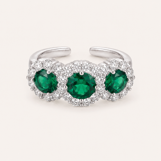 Anillo trilogía de piedras