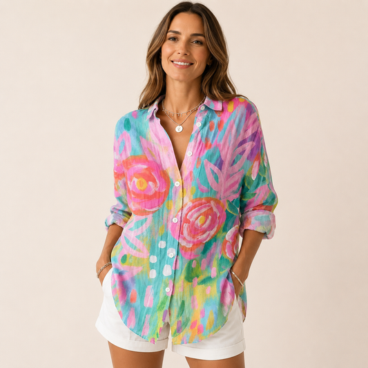 Blusa de diseño colorido