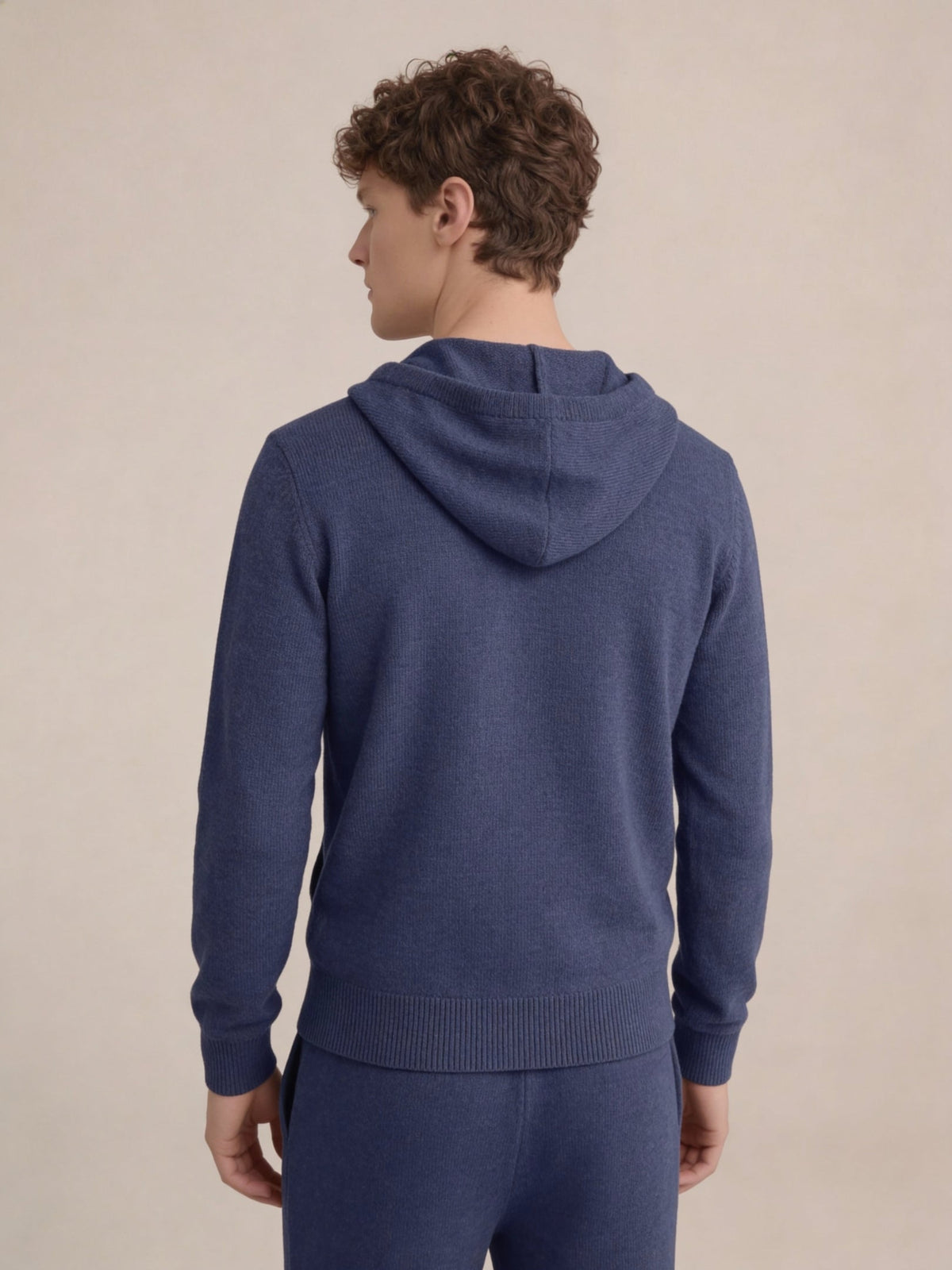 Noreli Signature Set Navy | Hooded Knit Set
