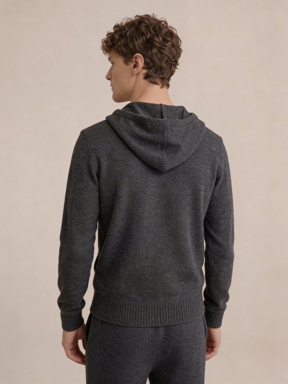 Noreli Signature Set Dark Grey | Hooded Knit Set