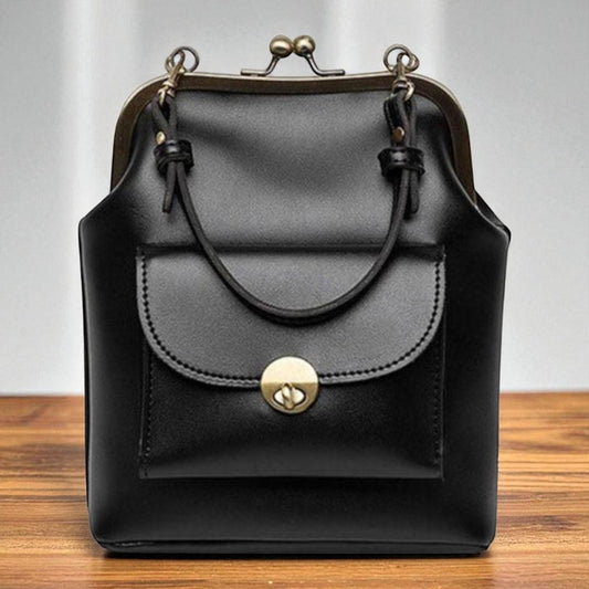 Bolsa vintage con cierre kiss-lock