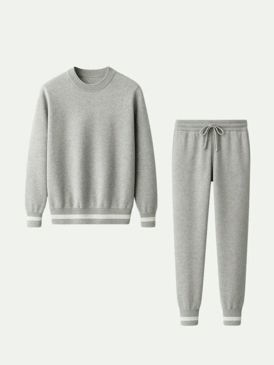 Nilo Signature Set Grey | Two-Piece Knit Set