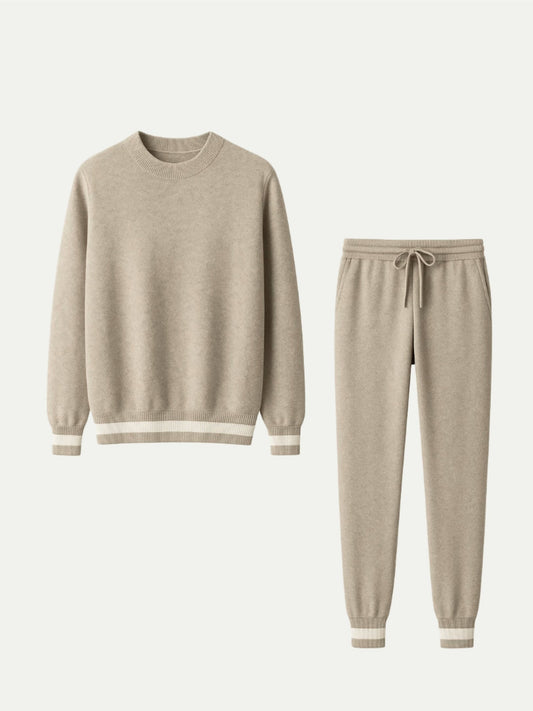 Nilo Signature Set Sand | Two-Piece Knit Set