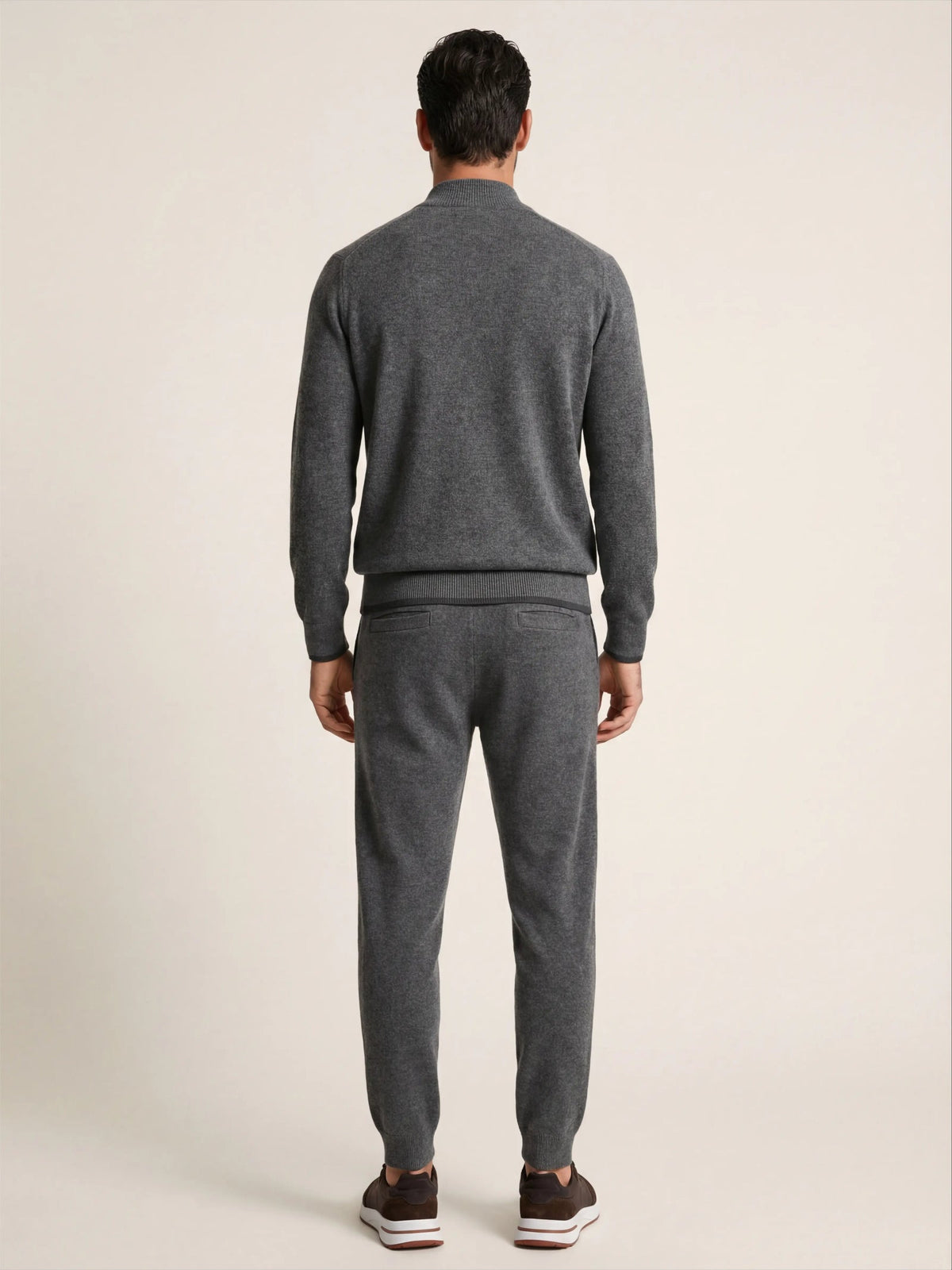 Nero Signature Set Grey | Two-Piece Knit Tracksuit