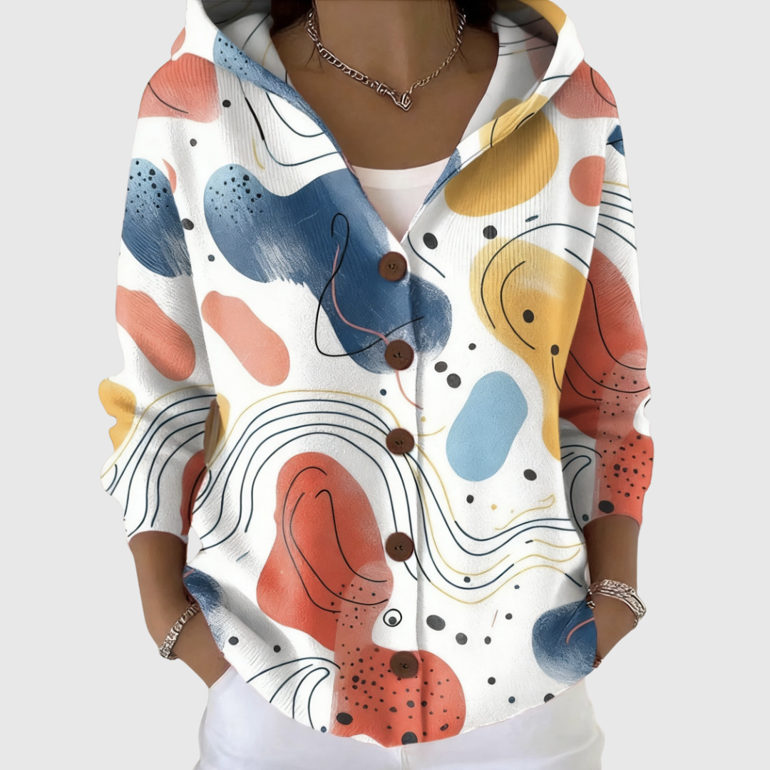 Chaqueta de punto con capucha