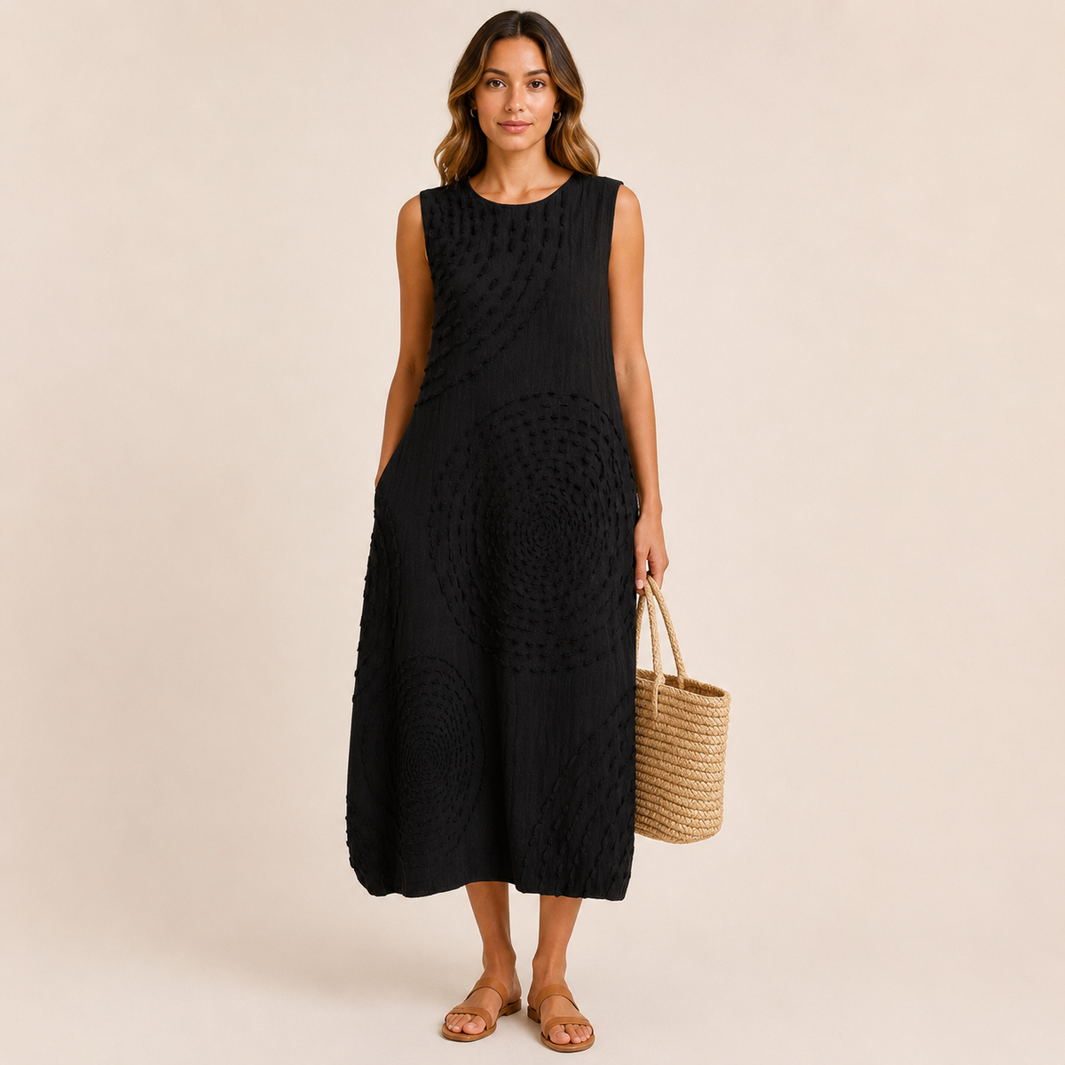 Vestido casual con estampado