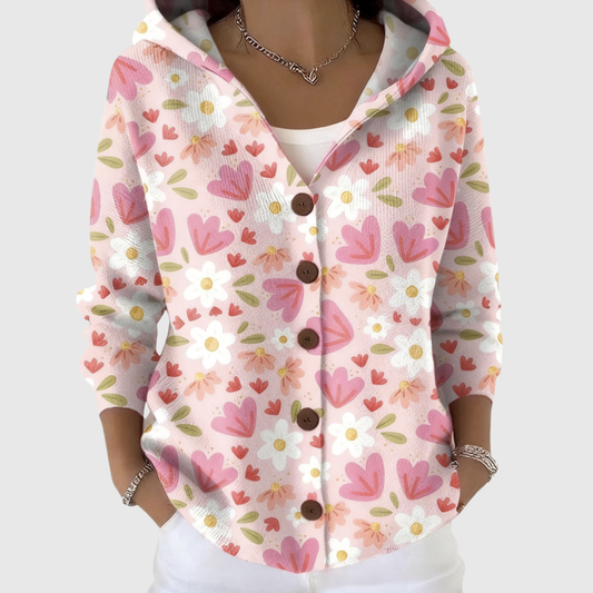Chaqueta de punto con capucha
