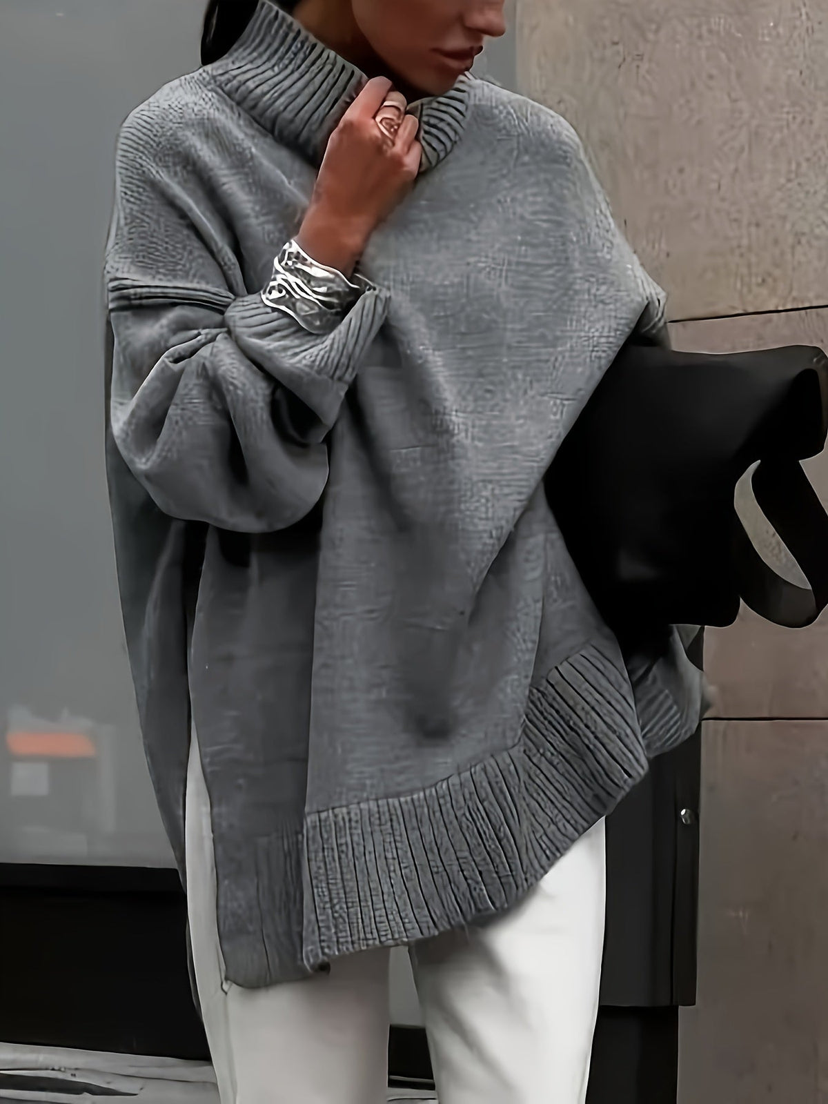 Suéter oversize de invierno