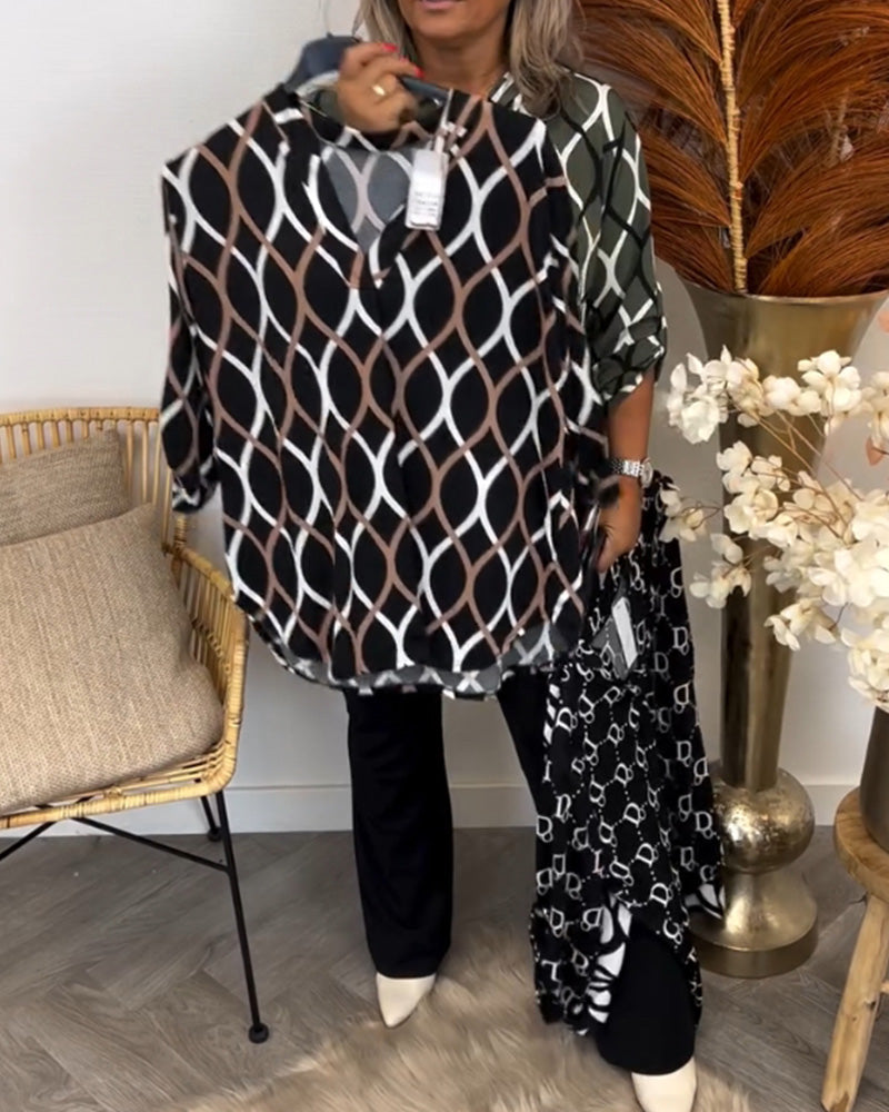 Blusa con diseño gráfico