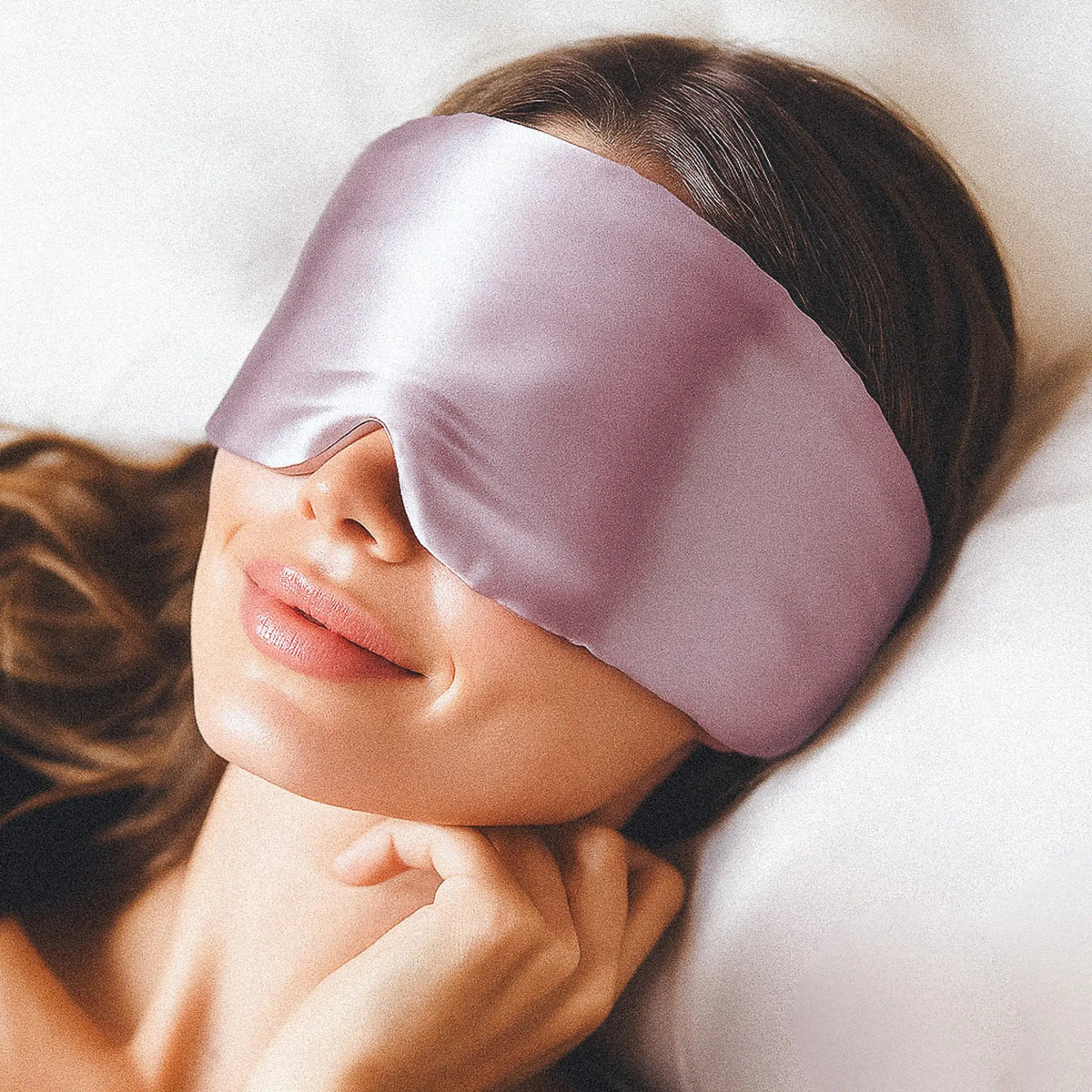 Silk Sleep Mask in Pink