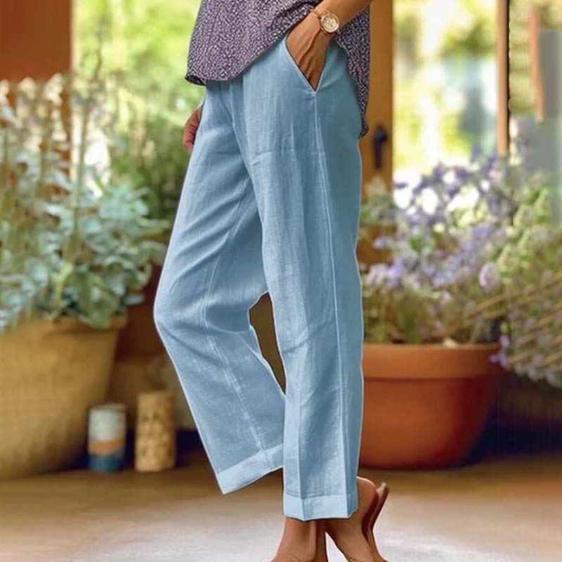 Pantalón clásico de corte relajado
