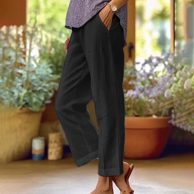 Pantalón clásico de corte relajado