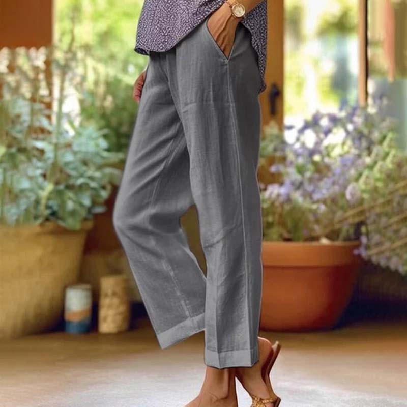 Pantalón clásico de corte relajado