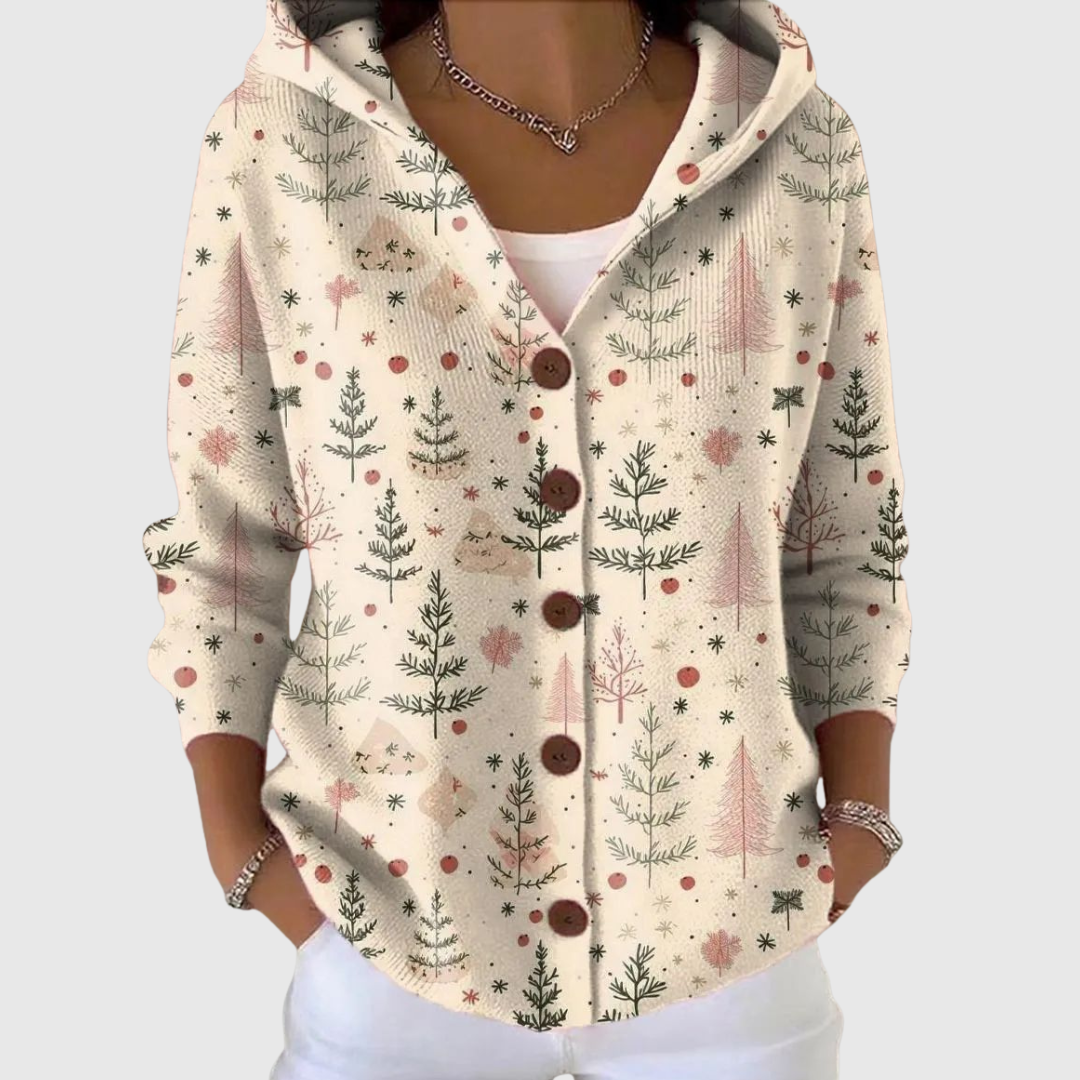 Chaqueta de punto con capucha