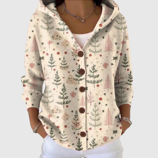Chaqueta de punto con capucha