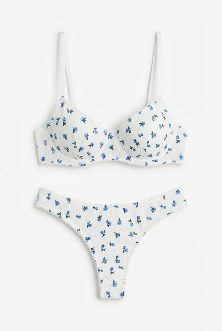 Sweet Meadow | Vintage High-Waist Lingerie Set