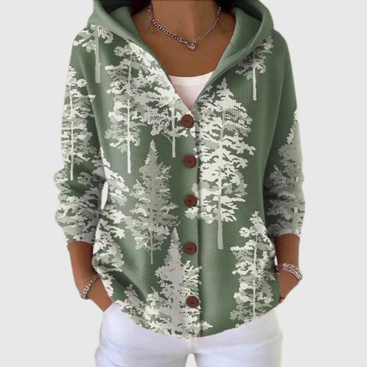Chaqueta de punto con capucha