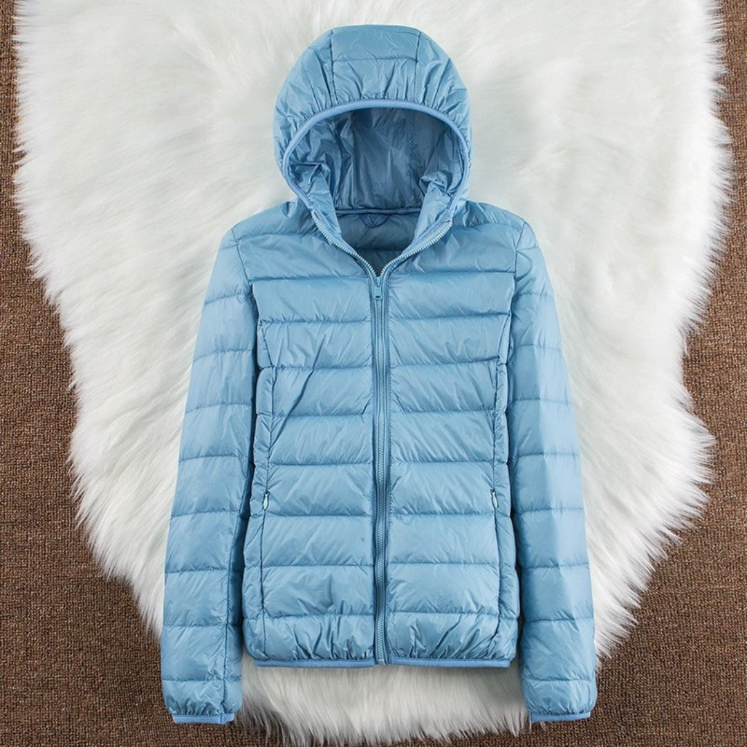 Chaqueta de primavera, azul claro