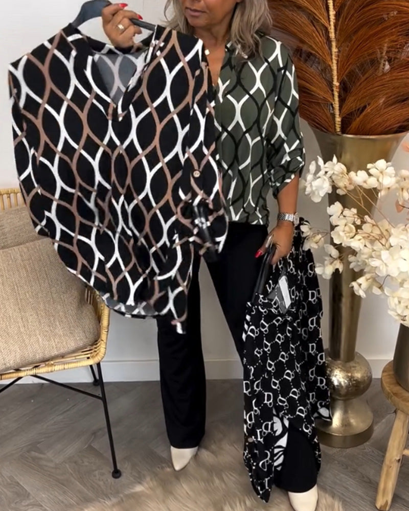 Blusa con diseño gráfico