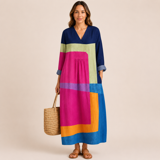 Vestido de diseño artístico