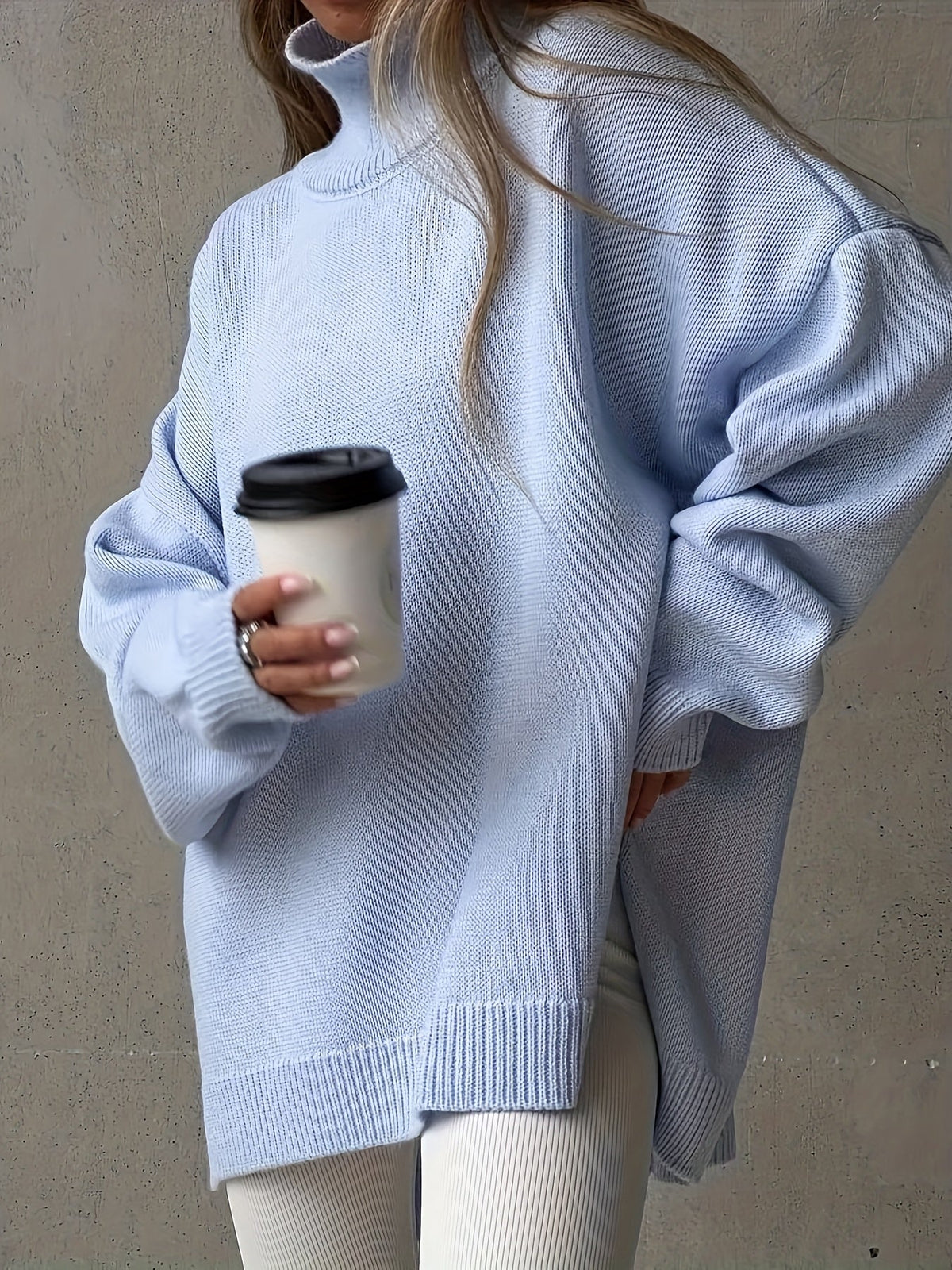 Suéter oversize de invierno