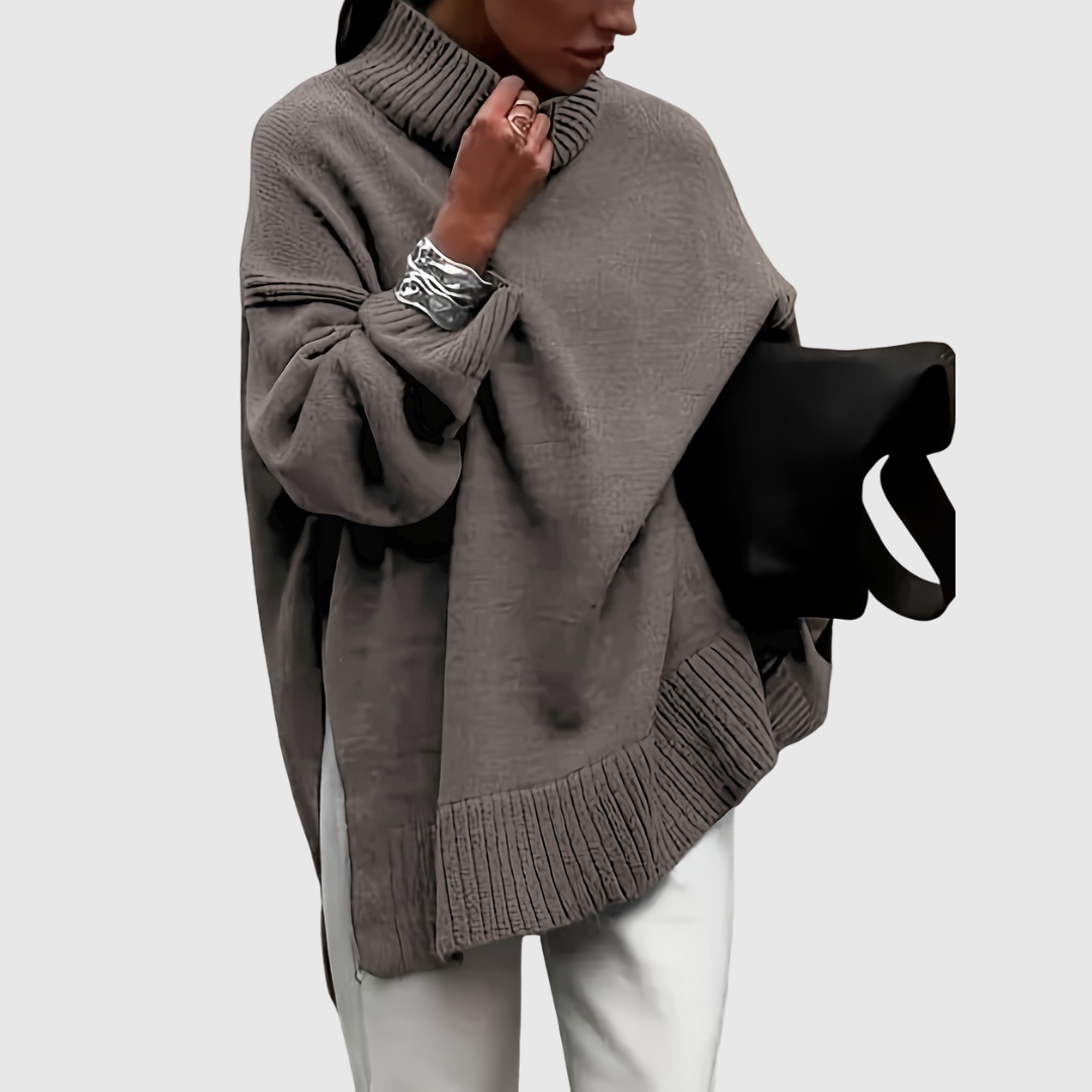 Suéter oversize de otoño