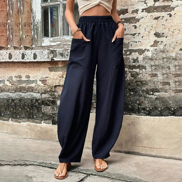 Pantalón de caída fluida