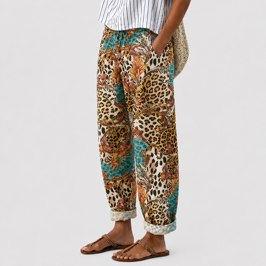 Pantalón cómodo estampado