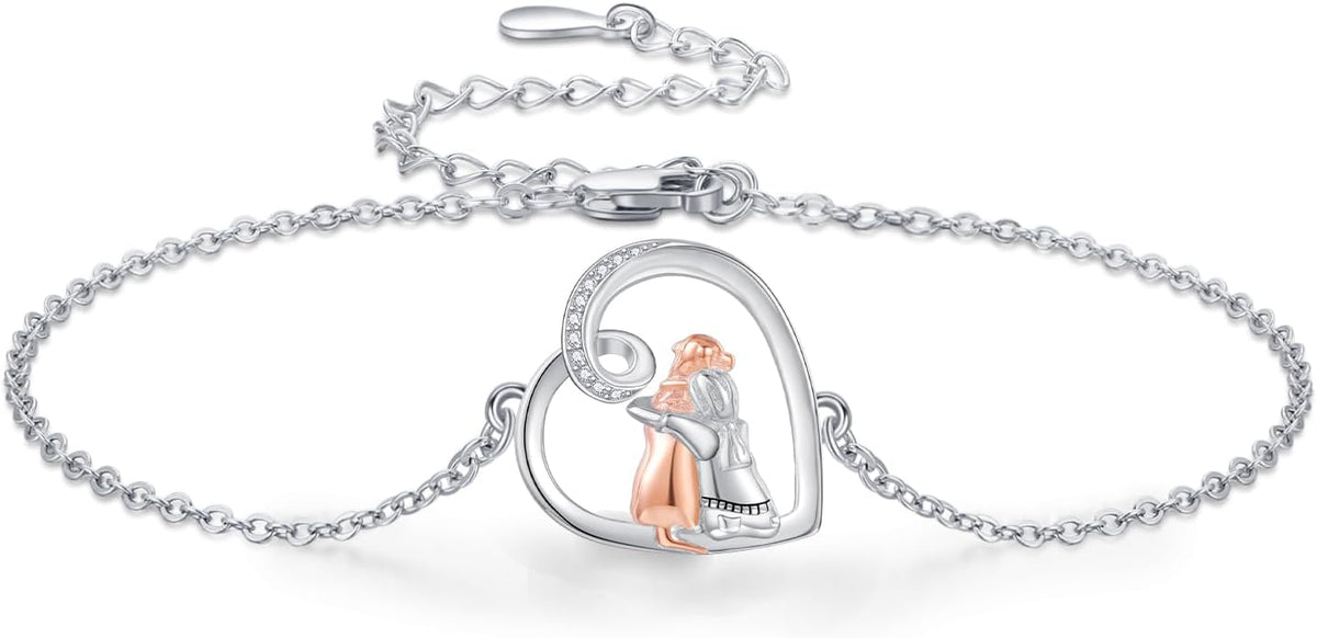 Pulsera ajustable con charm de perro